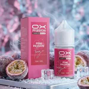 OX PASSION Pink Passion Freeze E-Liquid (55mg / 30ml) by OXVA